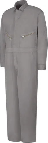 Miniatura 3 de Mono de algodón para hombre con cremallera delantera, talle grande, mangas largas Red Kap.