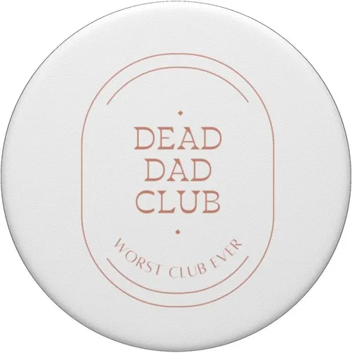 Miniatura 3 de Dead Dad Club Oval Verano 2023 (en rosa) PopSockets PopGrip intercambiables