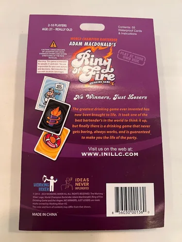 Miniatura 9 de INI Juego de cartas Ring of Fire Divertido juego de beber para fiesta de adultos Juegos de cartas para noche de juegos, despedida de soltera
