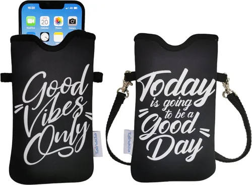 Miniatura 42 de Tainada Funda Estuche Bolsa de Neopreno para Teléfono para Hombres y Mujeres con Correa Cruzada/Cordón para el Cuello para iPhone 17/16/15 Pro Max