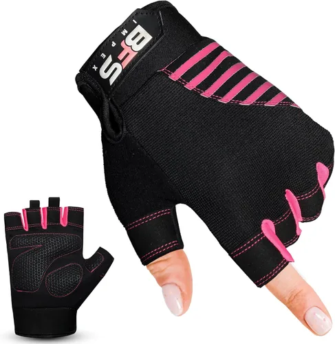 Miniatura 9 de Guantes de gimnasio para levantamiento de pesas, guantes de entrenamiento con protección completa de la palma, guantes de fitness transpirables