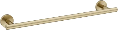 Miniatura 14 de Barra de Toalla Negra Mate, Toallero de Baño de 24 Pulgadas (Longitud Total 26 Pulgadas), Soporte de Toalla Montado en la Pared, Barra de Toalla