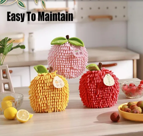 Miniatura 6 de Juego de 2 toallas de mano de felpilla mullidas para colgar, suaves, absorbentes, de secado rápido, para baño y cocina, toallas de mano suaves