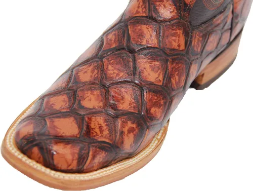 Miniatura 3 de Western Shops - Botas vaqueras con estampado de peces pirarucu para hombre