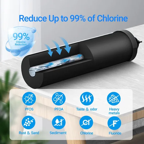 Miniatura 4 de Filterlogic Filtro de agua certificado NSF/ANSI 42&372, repuesto para elementos de purificación Berkey® BB9-2® Black y sistema de filtro de gravedad