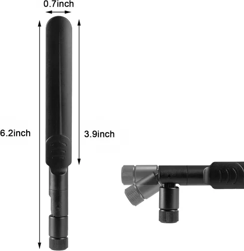 Miniatura 2 de 8dBi RP-SMA macho 3G 4G LTE Cámara celular Trail Antena de largo alcance compatible con Spypoint Link Micro Link Dark Link S Link EVO Tactacam