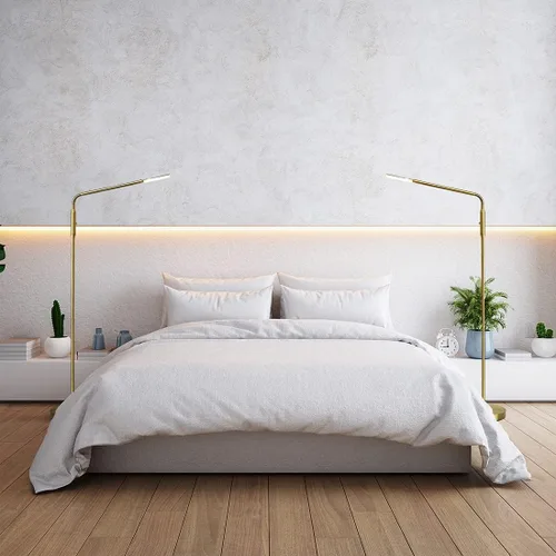 Miniatura 2 de O'Bright Moon - Lámpara de pie LED regulable, temperatura de color ajustable para lectura de noche, luz de trabajo, luz de arte/manualidades