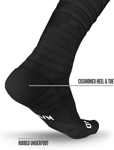 Miniatura 4 de Nxtrnd XTD - Calcetines de fútbol americano fruncidos, calcetines deportivos acolchados extralargos para hombres y niños