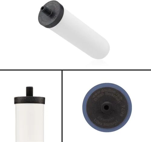 Miniatura 3 de British Berkefeld Doulton - Vela de elemento de agua compatible con filtro de agua Berkey de repuesto para sistema de filtro de agua por gravedad