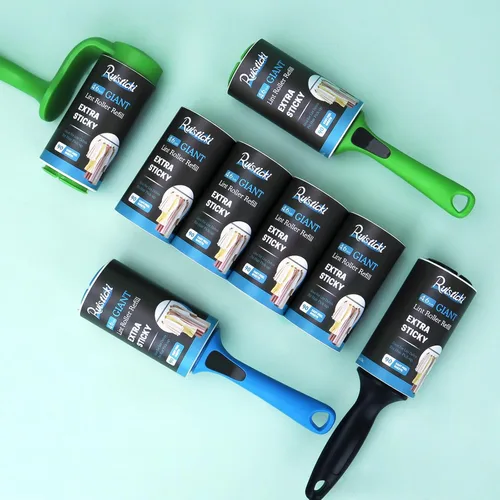 Miniatura 3 de Recambio de rodillo gigante de 4.6 pulgadas para rodillos de pelusa gigantes multiusos Evercare y rodillo de pelusa con mango en T, 90 hojas cada