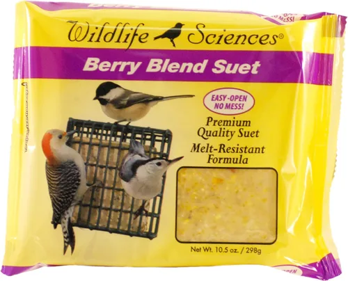 Miniatura 4 de Wildlife Sciences Surtido de pastel de sebo de 4 sabores 10.5 onzas para aves silvestres (paquete de 4) multicolor