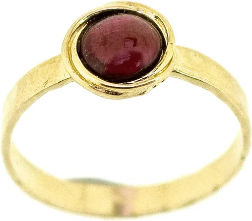 Miniatura 32 de Anillo de oro de piedras preciosas, anillo de piedra chapada en oro de 14 quilates, anillo de piedra apilable, anillo de oro de piedra pequeña