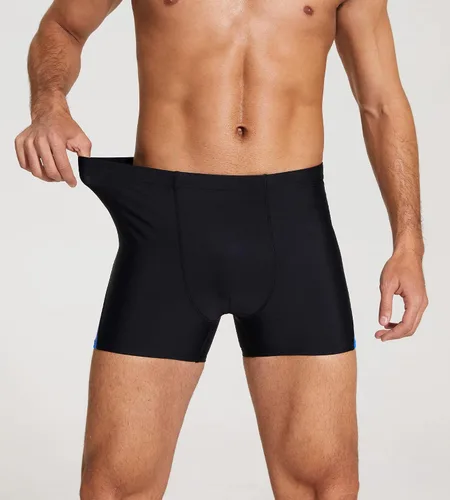 Miniatura 4 de DEVOROPA Traje de baño deportivo de compresión para hombre, pantalones cortos de natación de secado rápido