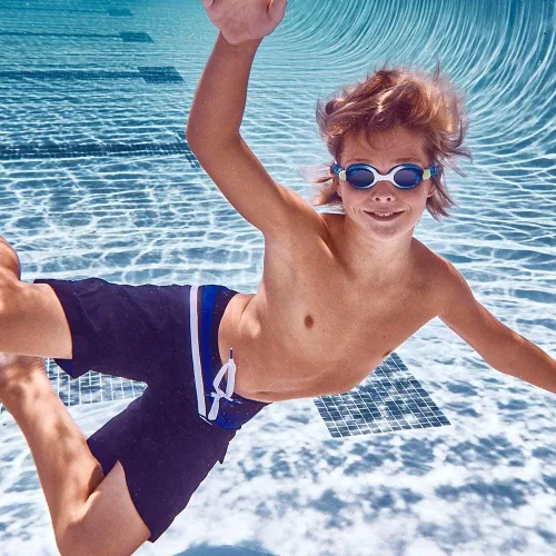 Miniatura 8 de Speedo Gafas de natación Skoogles para niños Negro Azul/Jade/Esmeralda