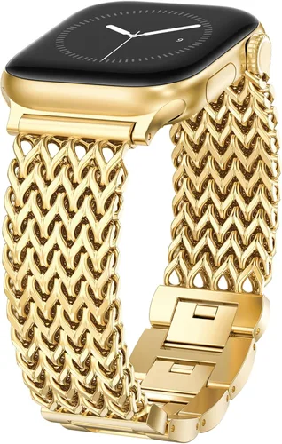 Miniatura 16 de WINGLE for Apple Watch Band Women 38mm 40mm 41mm 42mm 44mm 45mm 46mm 49mm Series 11 10 9 8 7 6 5 4 3 2 1 SE 3/2/1, Dressy Band Stainless Steel Chain