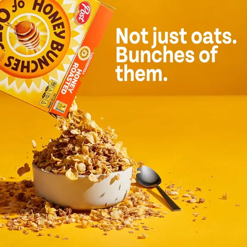 Miniatura 4 de Honey Bunches of Oats Cereal de desayuno tostado con miel, bolsa de 32 onzas (paquete de 2)