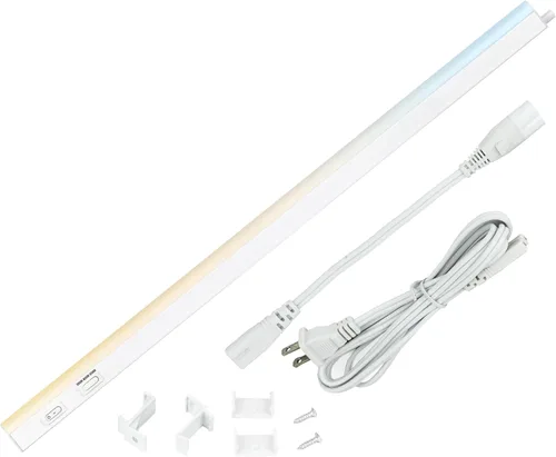 Miniatura 11 de Sunlite Iluminación LED para debajo del gabinete, enchufe de 12 pulgadas enlazables debajo de la encimera para cocina, 16 vatios, 120 voltios, 1600