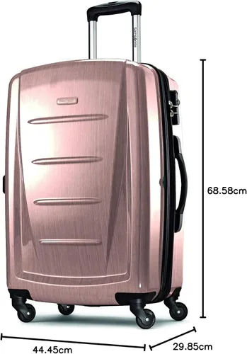 Miniatura 232 de Samsonite Winfield 2 Equipaje rígido con ruedas giratorias, Azul profundo, Juego de 3 piezas (20/24/28)