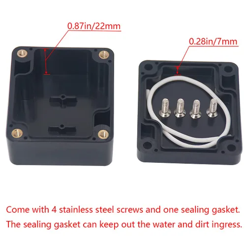Miniatura 5 de Caja de conexiones Caja de conexiones IP65 impermeable de plástico ABS para proyectos eléctricos Caja de conexiones de alimentación Cajas