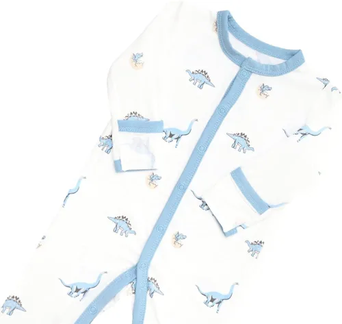Miniatura 25 de KYTE BABY Mameluco suave unisex con cierre a presión, 97% rayón hecho de bambú, 3% elastano
