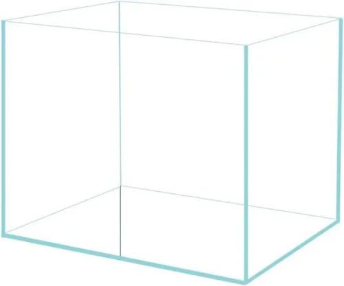 AWXZOM Pequeño Tanque Nano Alto Sin Montura, Tanque de Peces de Vidrio, Tanque Betta (0.7 Galones, 5.9x4.3x5.1in/15x11x13cm)