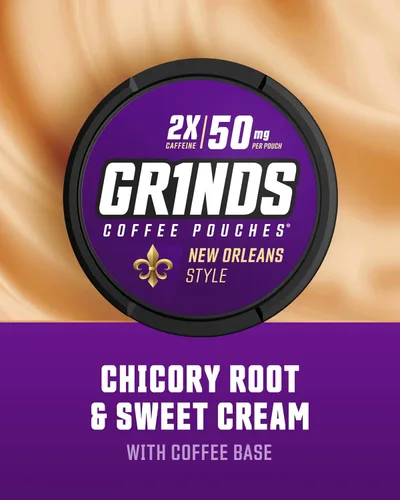Miniatura 3 de Grinds Bolsas de café 3 latas de New Orleans Fabricado en los Estados Unidos Sin tabaco, sin nicotina alternativa saludable 18 bolsas por