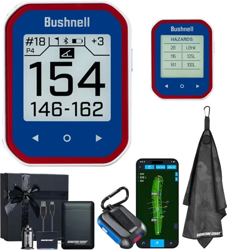 Miniatura 9 de Bushnell Golf Phantom 3 Slope GPS portátil (Rojo/Azul) Más de 38,000 campos, compensación de pendiente, información de obstáculos, calculadora