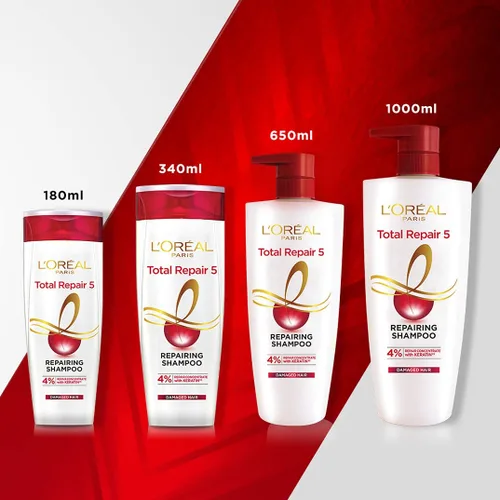 Miniatura 6 de L'Oreal Paris Hair Expertise Total Repair 5 Champú, 21.6 fl oz