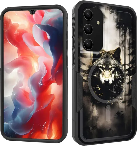 Miniatura 69 de Funda magnética para Galaxy A16 5G, [compatible con MagSafe] [protección contra caídas de grado militar] Funda resistente a prueba de golpes