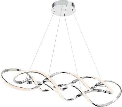 Miniatura 4 de WAC Lighting dweLED, Interlace 39in LED colgante 3000K en cromo