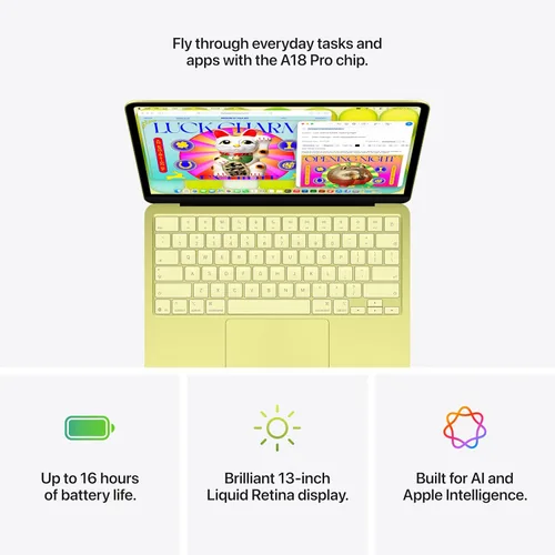 Miniatura 6 de Apple Laptop MacBook Neo 2026 de 13 pulgadas con chip A18 Pro: diseñada para inteligencia artificial y Apple Intelligence, pantalla de retina Rubor
