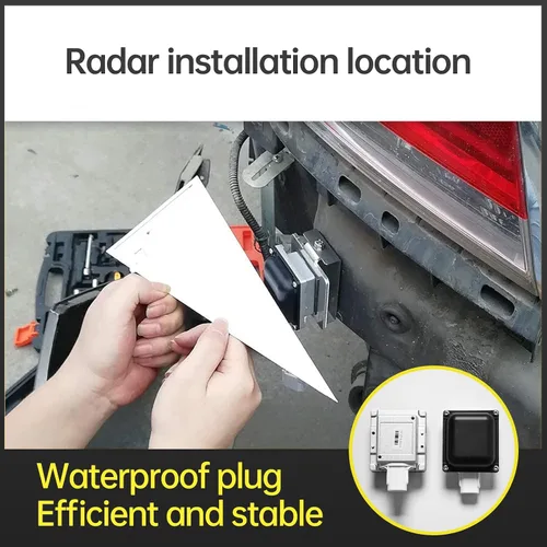 Miniatura 4 de BY-J Sistema de detección de punto ciego para automóvil, sensor de radar de onda milimétrica de 24 GHz, kit de sistema de monitoreo de punto ciego