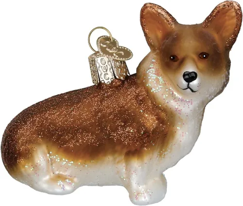 Miniatura 10 de Old World Christmas Golden Retriever - Adorno de cristal soplado para árbol de Navidad, decoración navideña artesanal, colección de perros