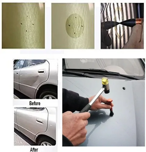 Miniatura 3 de Kits de reparación de abolladuras sin pintura, herramientas de eliminación de abolladuras para carrocería de auto, herramientas de reducción