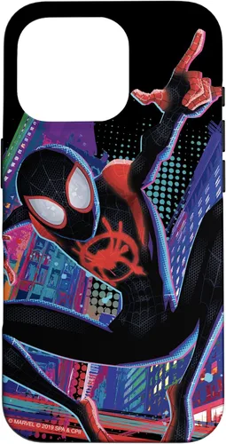 Miniatura 20 de Funda para iPhone 13 Pro Max Marvel Spider-Man Into the Spider-Verse Miles Morales City