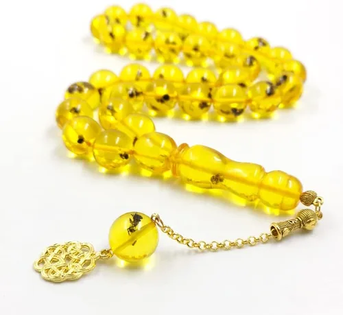 Miniatura 3 de Tasbih - Rosario islámico de resina de gran tamaño, 33 cuentas de oración musulmana, accesorios turcos, Trabizon (0.591 in x 33 cuentas)