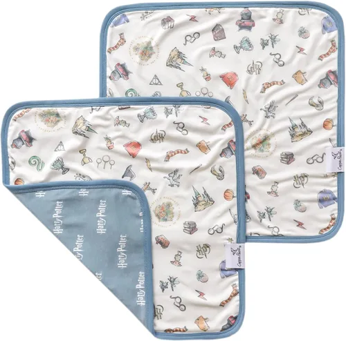 Miniatura 37 de Copper Pearl Juego de 2 mantas de seguridad para bebé, tamaño portátil para auto calmarse sobre la marcha, mantas de bebé ideales para niños