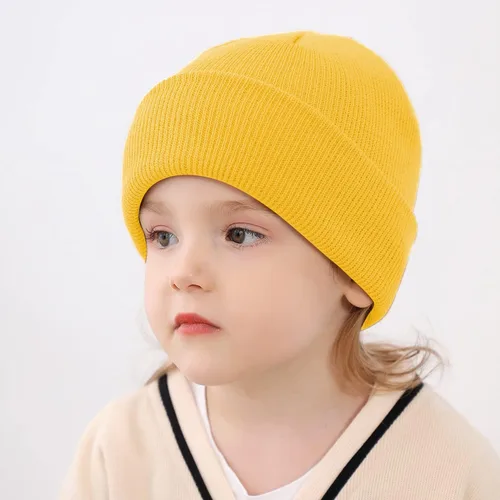 Miniatura 29 de UTTPLL Gorros de punto cálidos para bebé, gorro grueso y suave para niño y niña, gorro acanalado con puños para niños y niñas