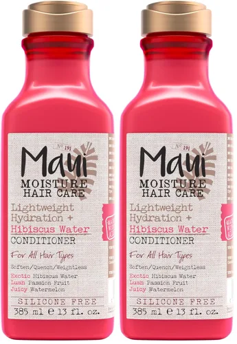 Miniatura 10 de Maui Moisture - Acondicionador de hidratación ligera + agua de hibisco, acondicionador nutritivo con aloe vera que suaviza y calma el cabello