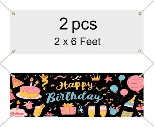 Miniatura 8 de 4 pancartas grandes de sublimación en blanco para decorar vinilo, carteles en blanco de tela Oxford de poliéster de 2 x 6 pies con cuerdas