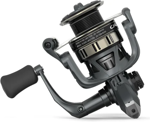 Cadence - Carrete giratorio ideal 2024, carrete de pesca súper suave con 10 + 1 BB para agua dulce, duradero y potente carrete con 30 libras de