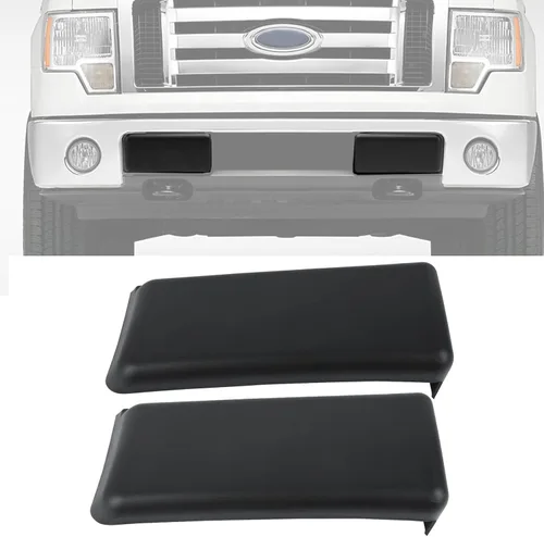 Repuesto para protector de parachoques delantero, almohadillas, tapas, insertos de cubierta de extremo 2009-2014 F150 F-150 9L3Z17E810B lado