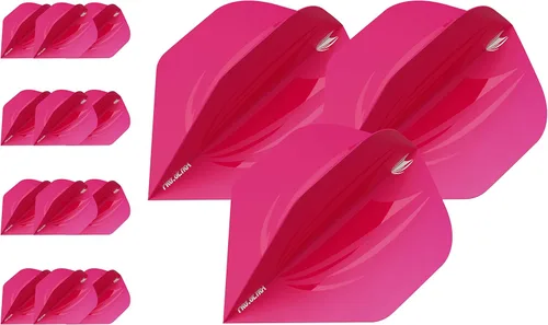 Target 5 juegos de dardos ID Pro. Ultra Dart Flights - 15 vuelos de dardos en total - Nº 2/Nº 6 diseños de vuelo tamaños en 11 colores Rosado
