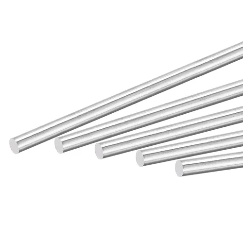 Miniatura 16 de MECCANIXITY Varilla redonda sólida de aluminio de 0.236 in de diámetro, 13.780 in de longitud, para manualidades, paquete de 2