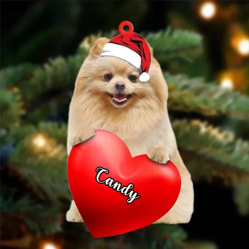 Miniatura 146 de Adornos de Navidad personalizados para perros, nombre personalizado, adorno de Malamute de Alaska, adornos acrílicos, regalos de Navidad, amantes