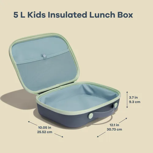 Miniatura 3 de Hydro Flask Lonchera para niños - Unisex para niñas o niños - Bolsa de almuerzo aislada para la escuela en azul Seaspray