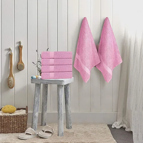 Miniatura 4 de Juego de toallas de baño, 2 toallas de baño, 2 toallas de mano y 6 toallas pequeñas (juego de 10 piezas), toallas de algodón hilado en anillo