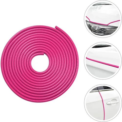 Miniatura 9 de Sewroro Protector de puerta de coche en forma de U flexible para puerta de coche, tira de sellado de puerta de coche, guardias de puerta