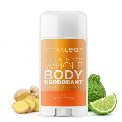 El desodorante de cuerpo completo cuenta con ingredientes de origen natural, desodorante sin aluminio, adecuado tanto para hombres como para