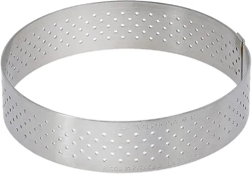 de Buyer Anillo redondo perforado para tartas – 2 pulgadas de diámetro, 0.8 pulgadas de altura – perfecto para hornear tartas maravillosamente